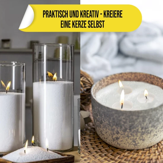 Pearled Candle Set 5 kg (Lavender + Vanilla)